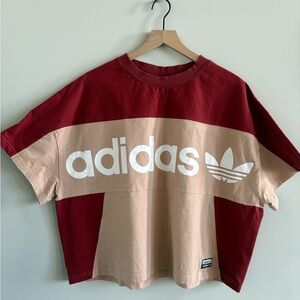 Adidas Women’s Color-Block Crop Top - XL